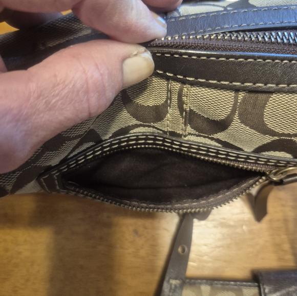 Coach Monogram Mini Crossbody Bag - Picture 8 of 10